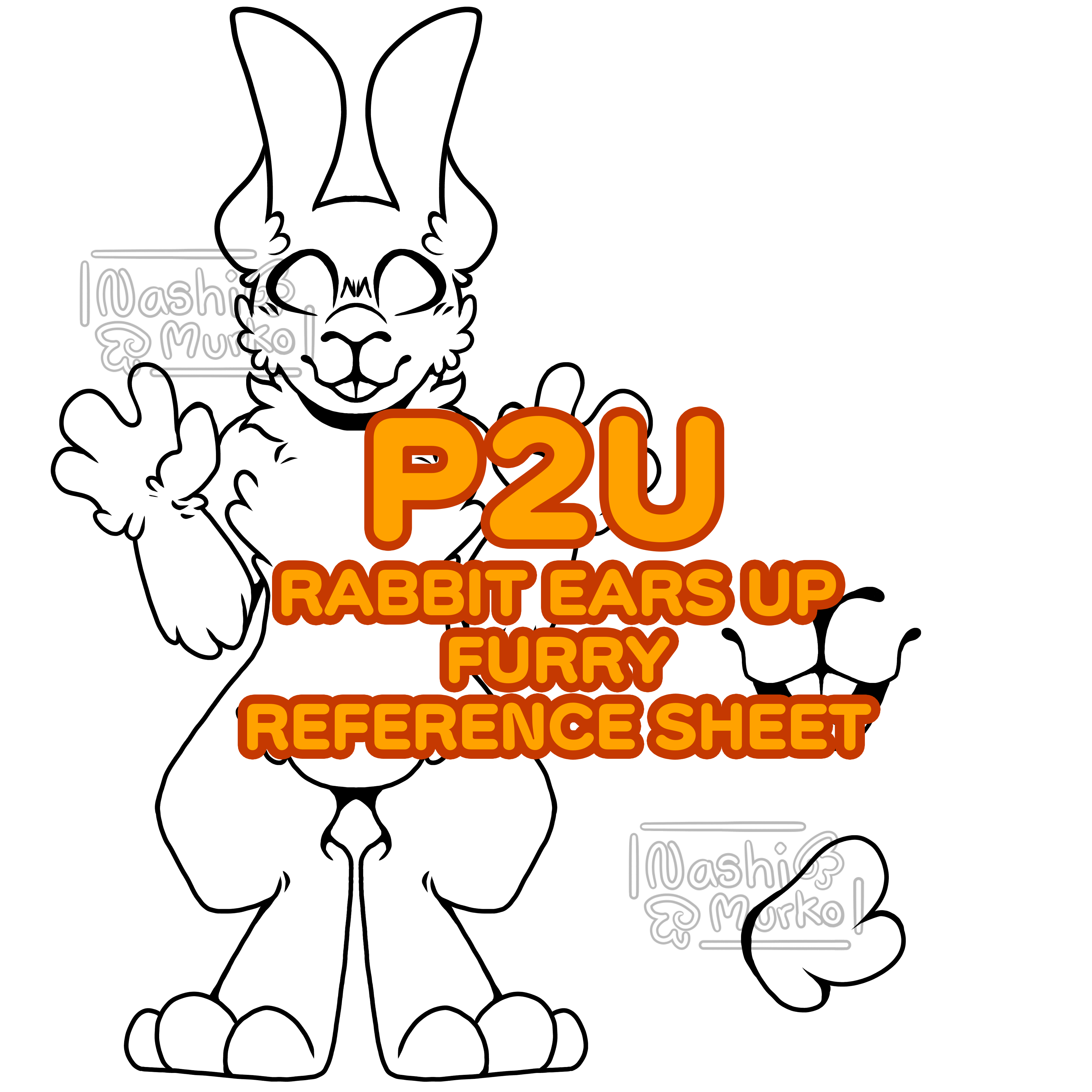Rabbit Fursona Base - Payhip