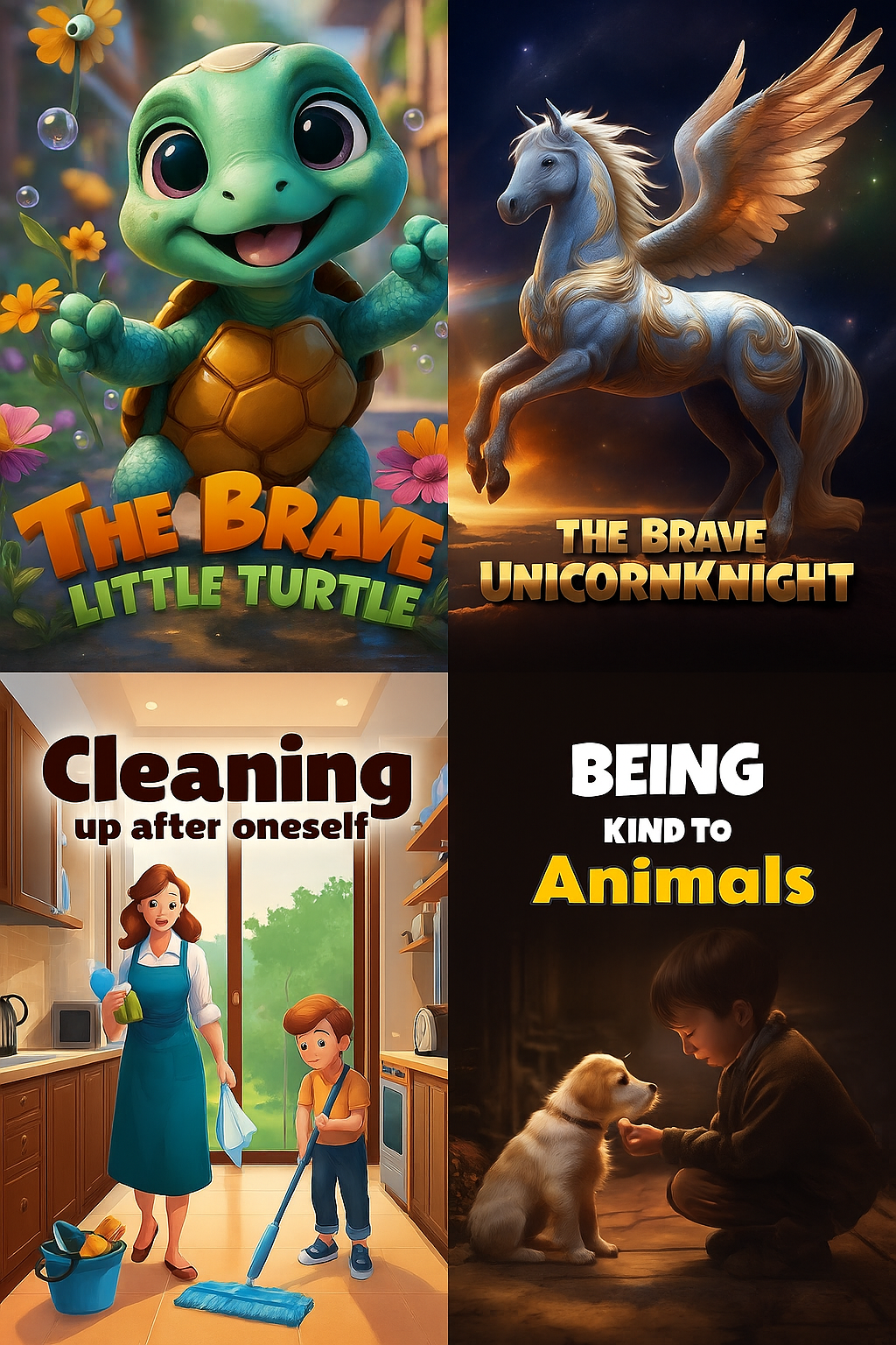 Imaginative kids stories collection promoting values and creativity