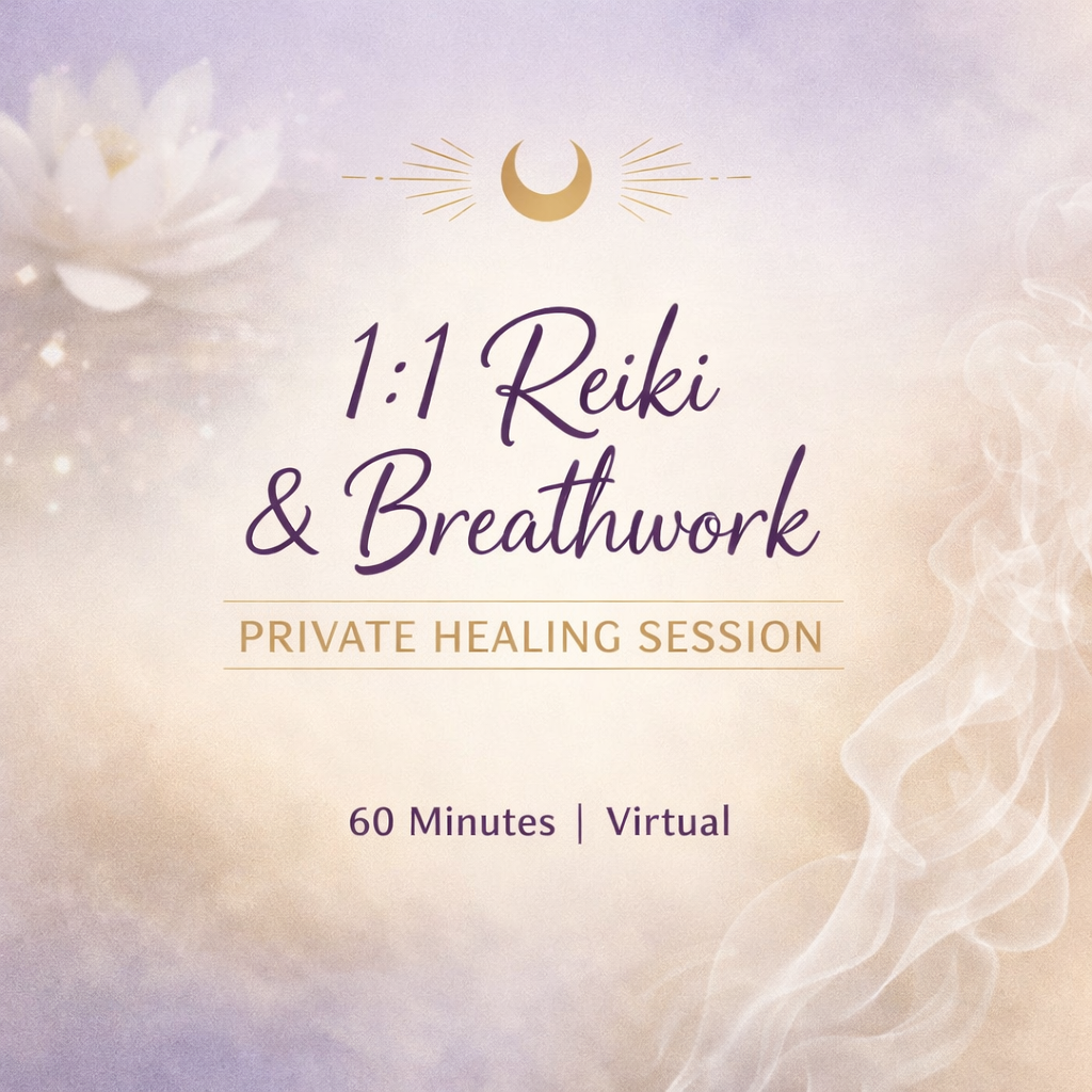 1:1 Reiki & Breathwork Healing Session (60 Minutes) - Payhip
