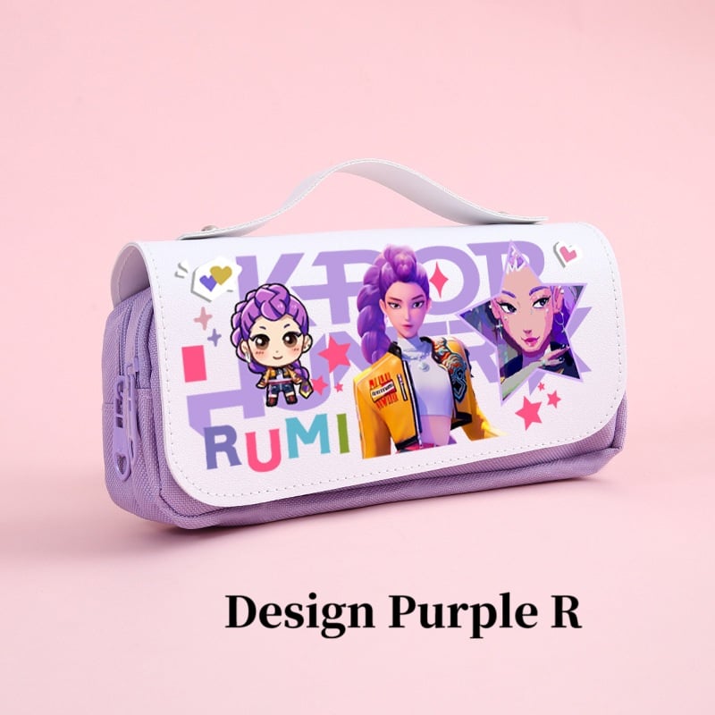 Anime-style pencil case multi-functional stationery bag