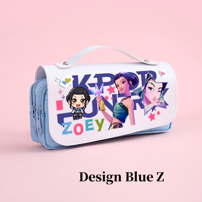 K-pop inspired anime stationery bag for teens