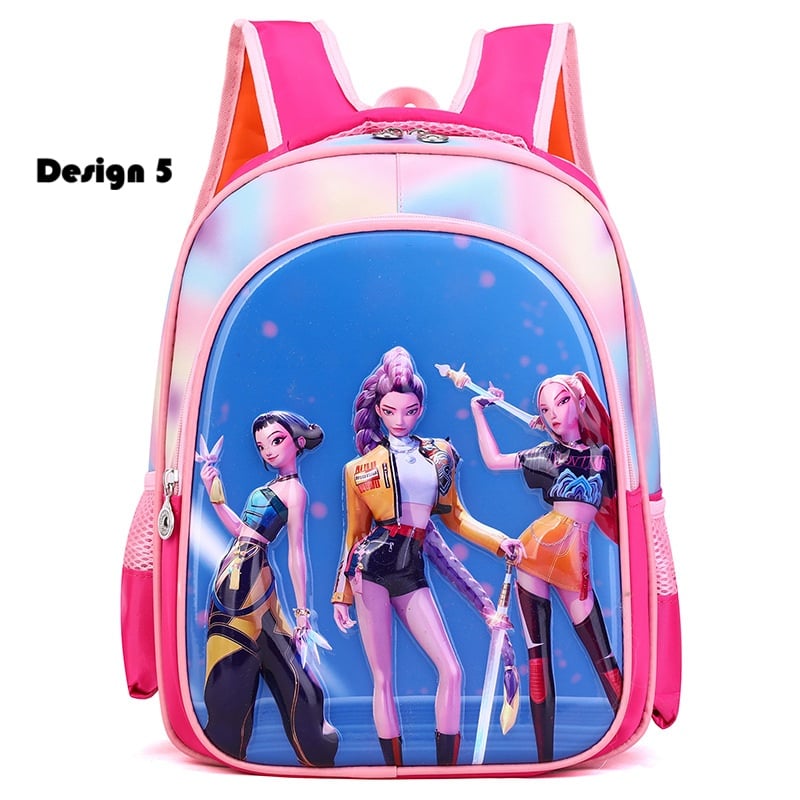 Demon hunter theme kindergarten bag lightweight design