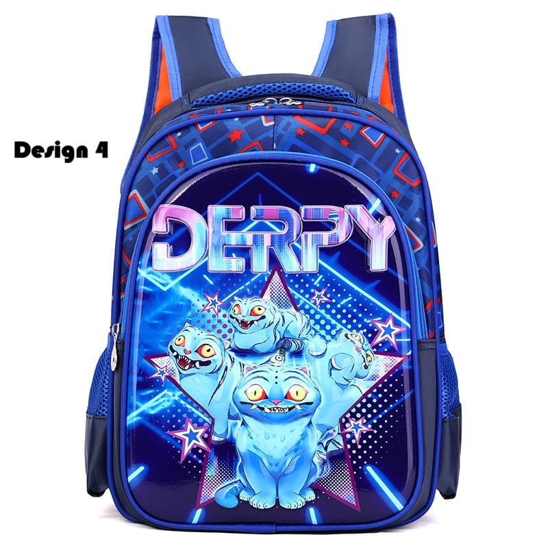 Kids 3D cartoon backpack with breathable padded straps