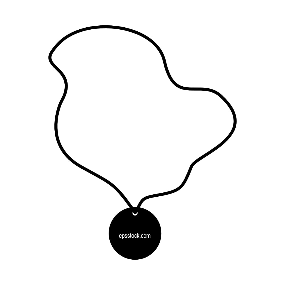 medal on a string