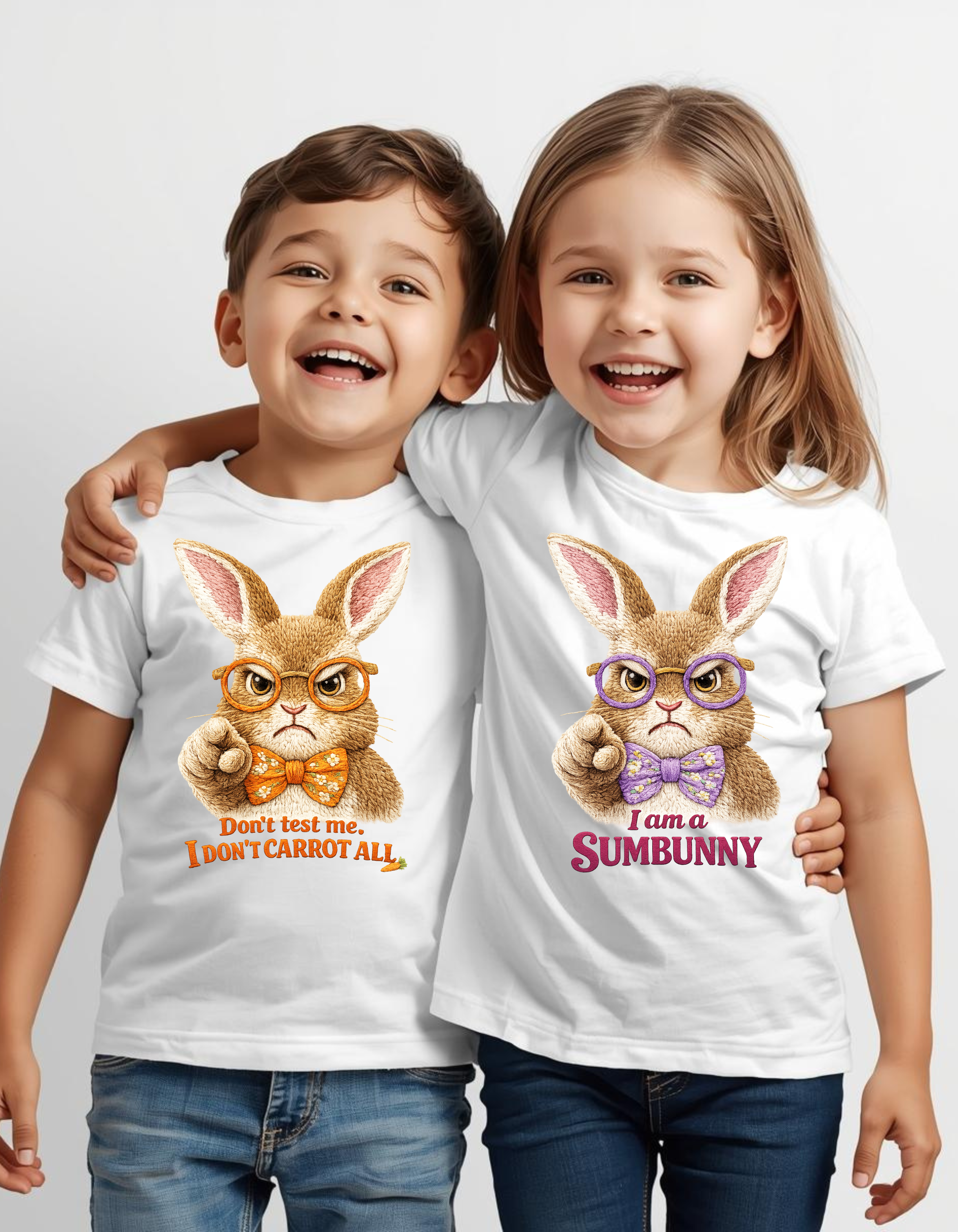 Hop Into the Mood: The "Sweet & Salty" Easter Bunny Digital Design Duo ...