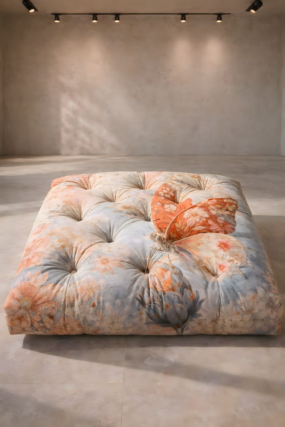 floral butterfly art botanical wall art cottagecore decor print romantic butterfly artwork vintage botanical illustration ethereal wall art pastel butterfly print feminine home decor luxury printable art fantasy butterfly art garden aesthetic art blush pi