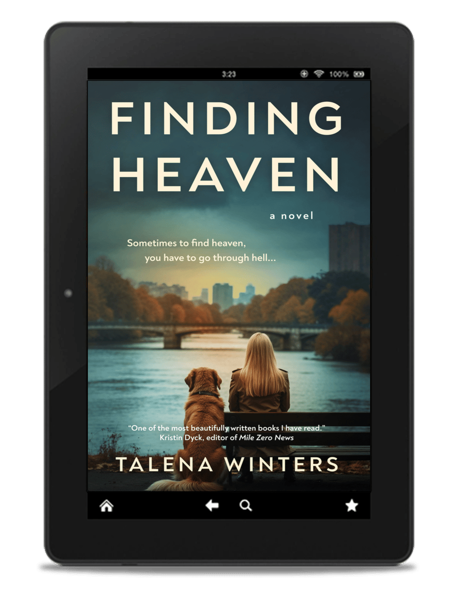 Ebook for gripping romantic women's fiction Finding Heaven by Talena Winters.