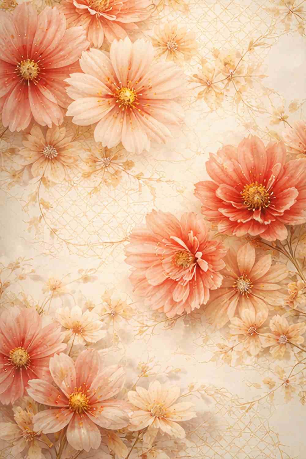 watercolor floral  blush floral design  peach flower background  botanical pattern  romantic floral art  vintage floral print  feminine floral design  soft pastel flowers  elegant botanical illustration  cream floral background
