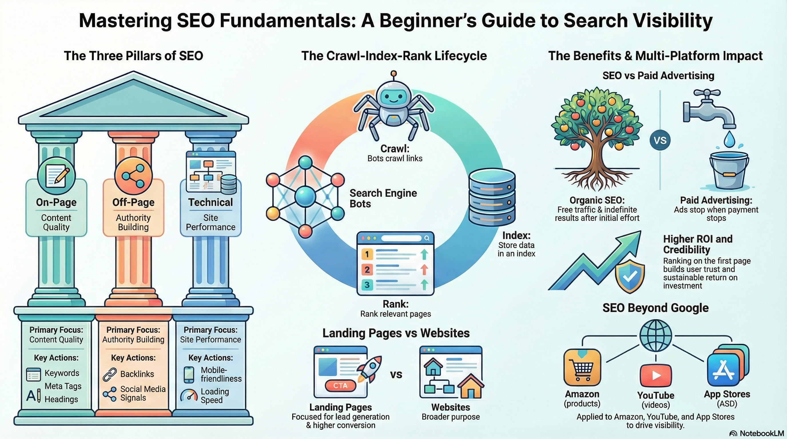 Mastering SEO Fundamentals (2026): Beginner’s Guide to Ranking on ...