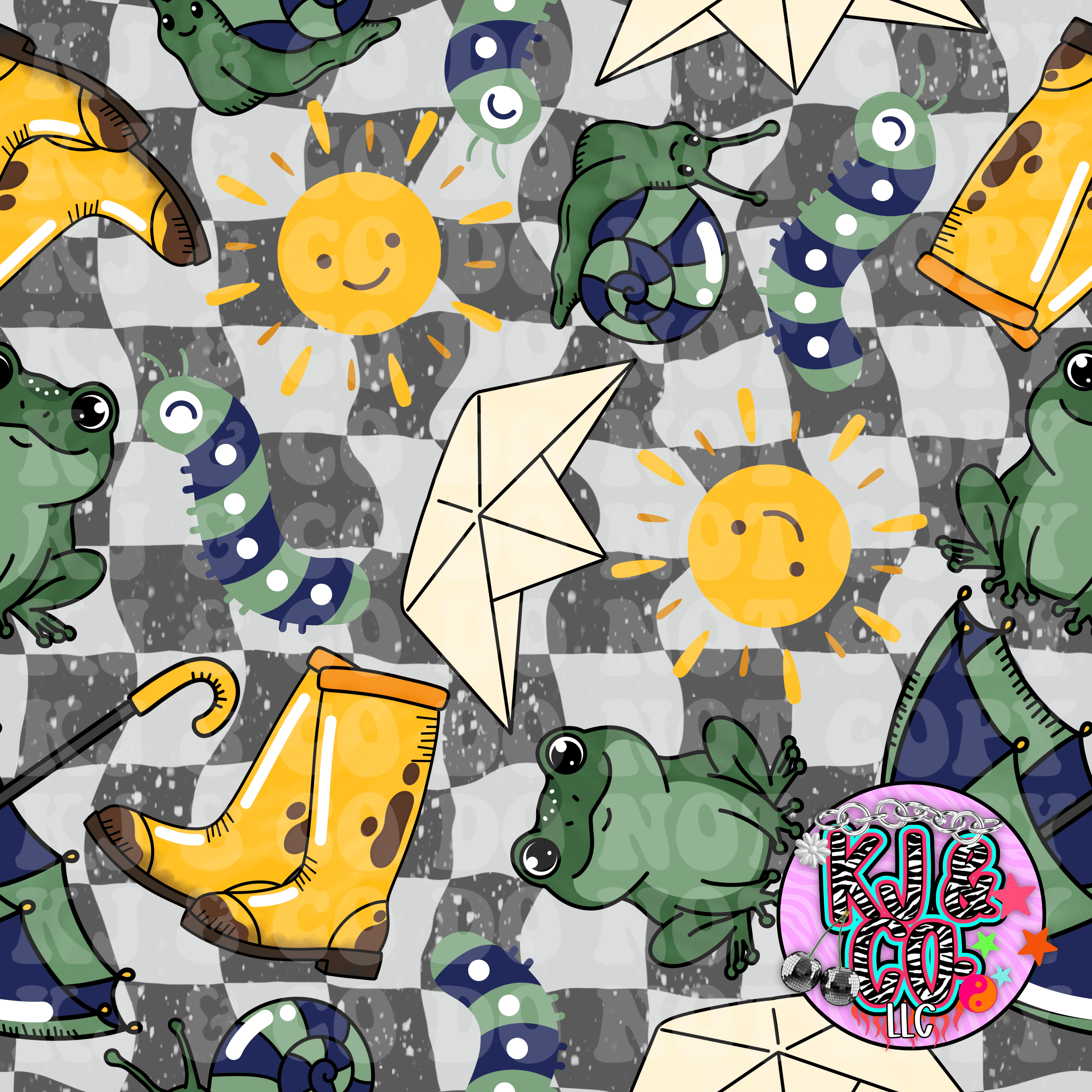Spring Boy Background Pattern Boy Spring Seamless File - Payhip