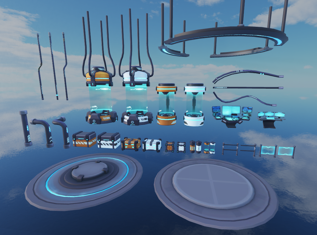 Roblox Futuristic Sci-fi Asset Pack