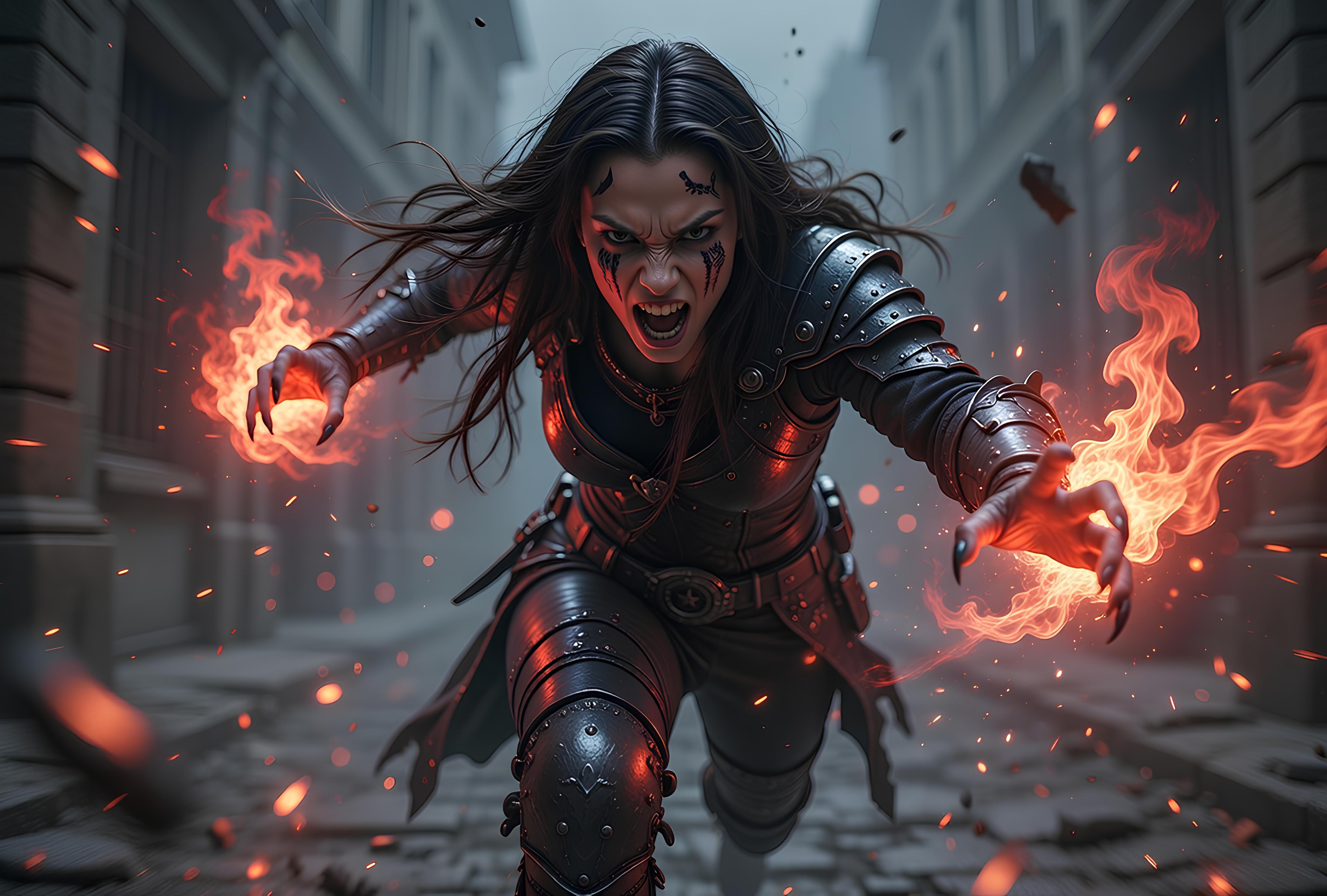 Female hell demon's being horrifying and brutal 4