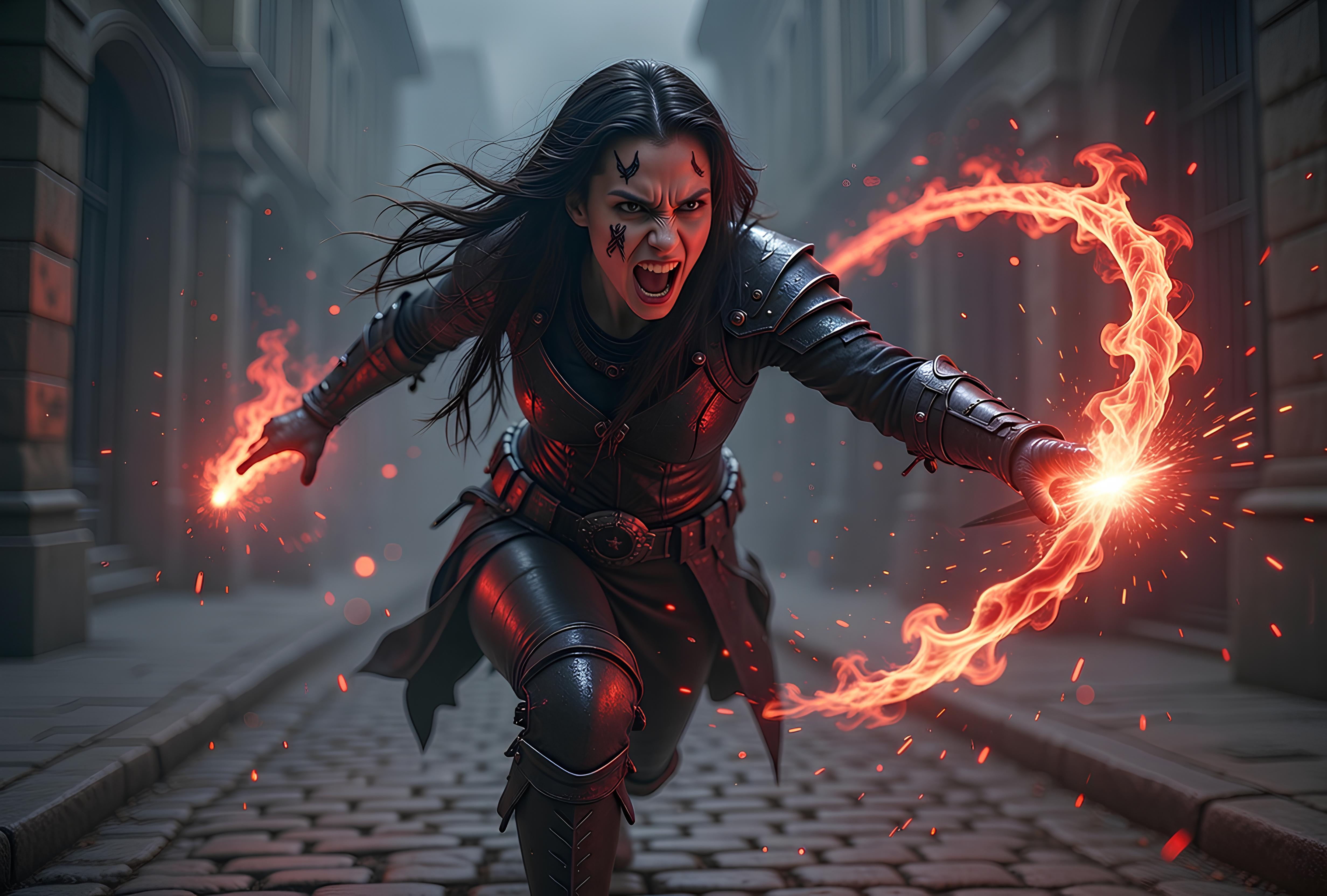 Female hell demon's being horrifying and brutal 5