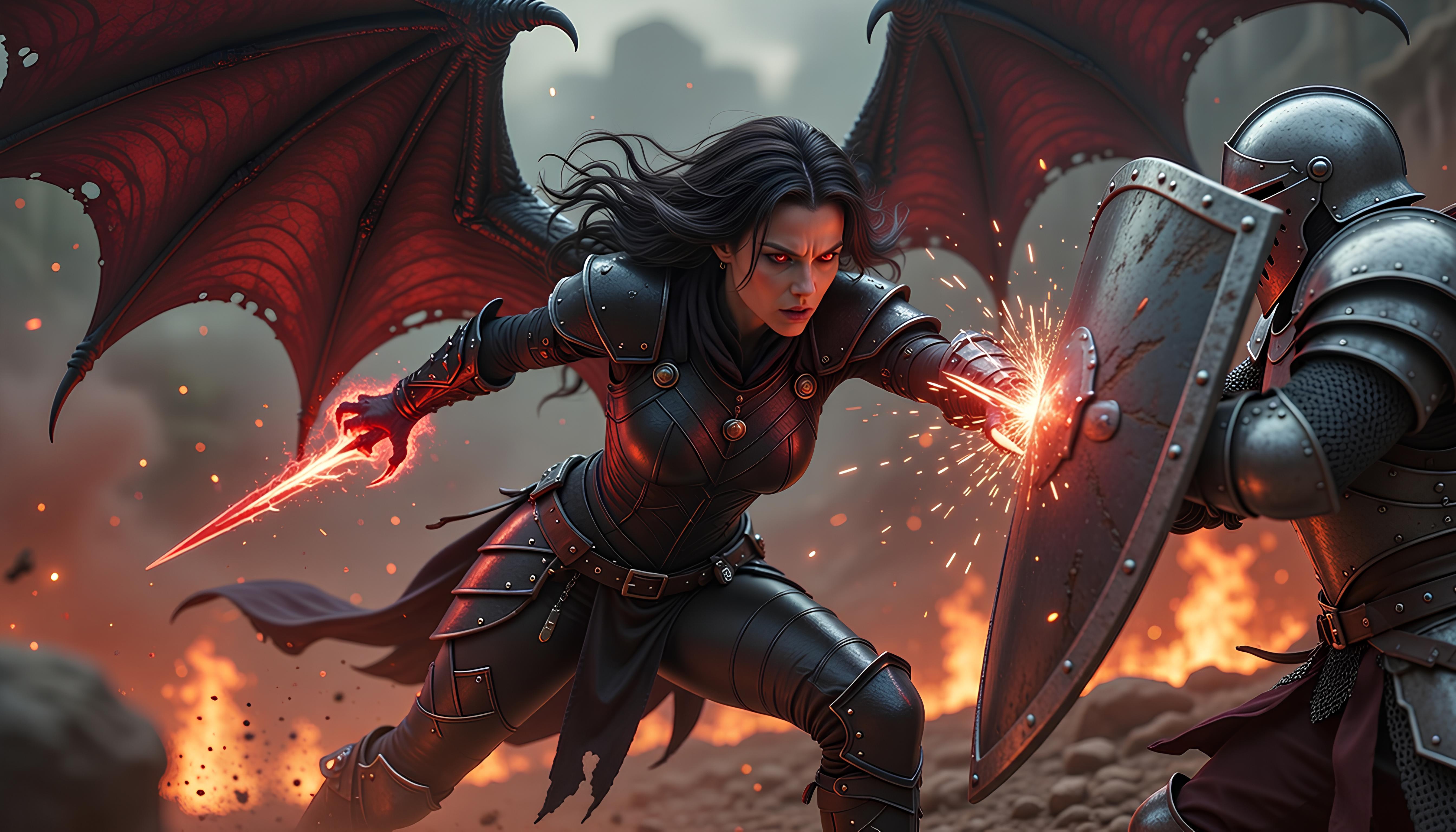 Female hell demon's being horrifying and brutal 10