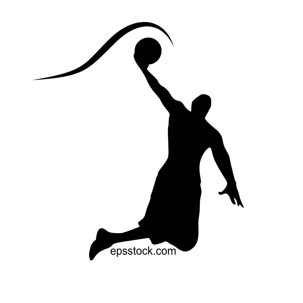 basketball player with ball