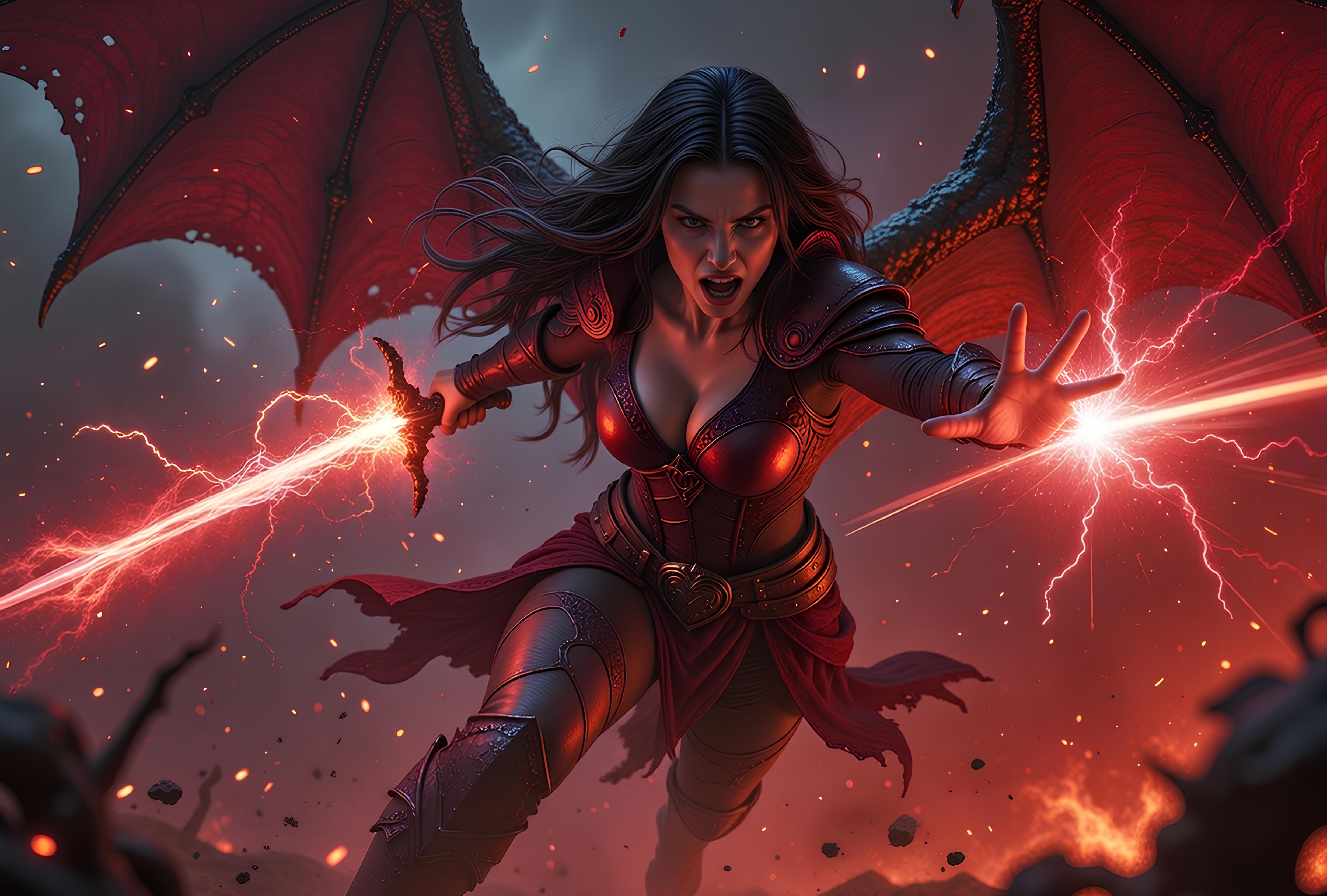 Female hell demon's being horrifying and brutal 20
