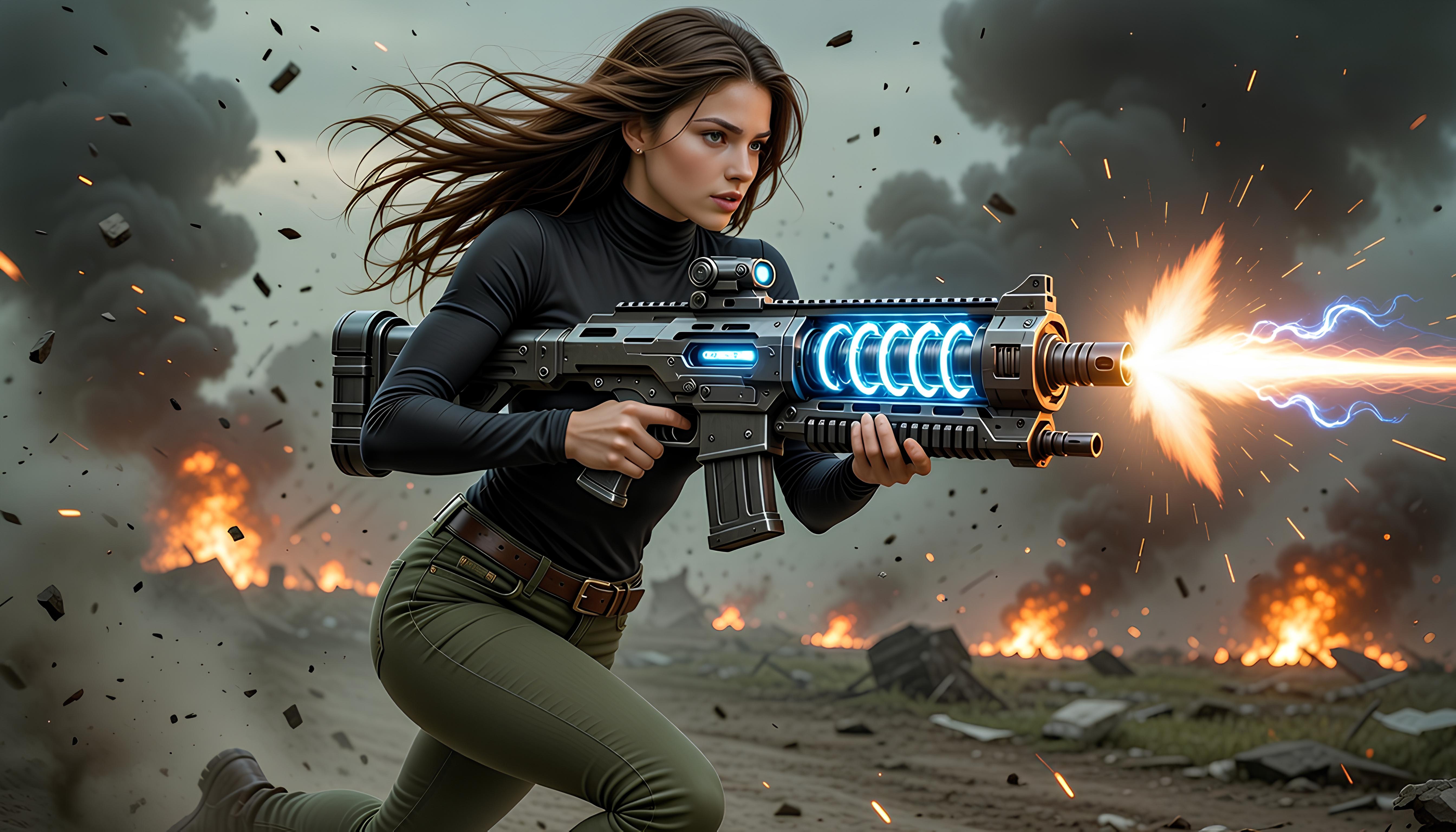 Mexican former female ninja fighting against the forces of hell 4