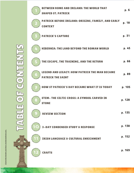 The History of St. Patrick and St. Patrick's Day Unit Study {MS/HS}