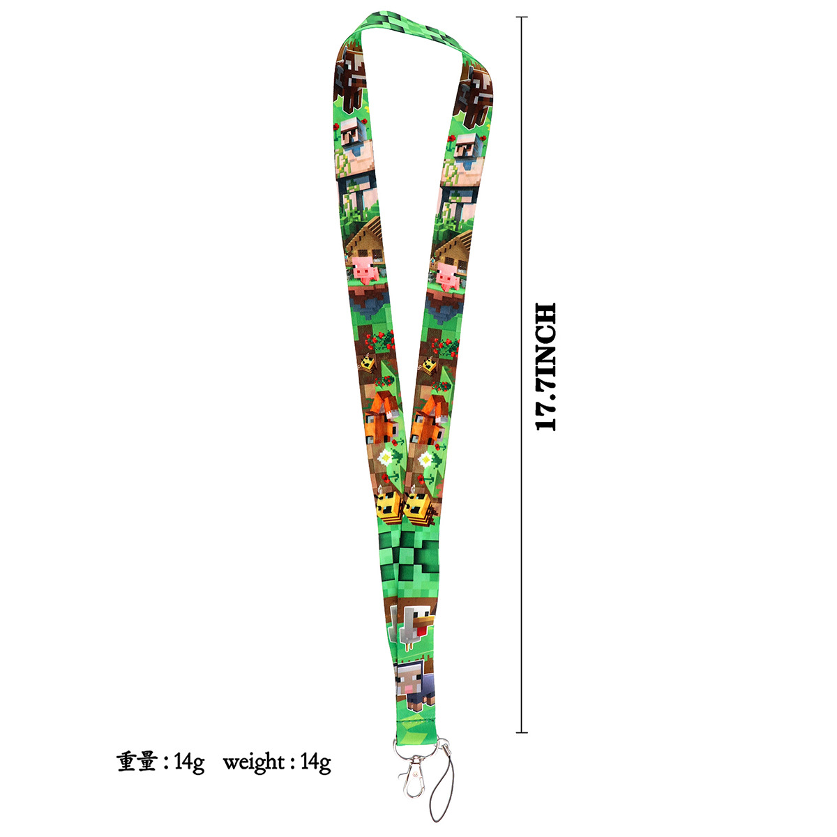 Pixel world inspired ID lanyard for students