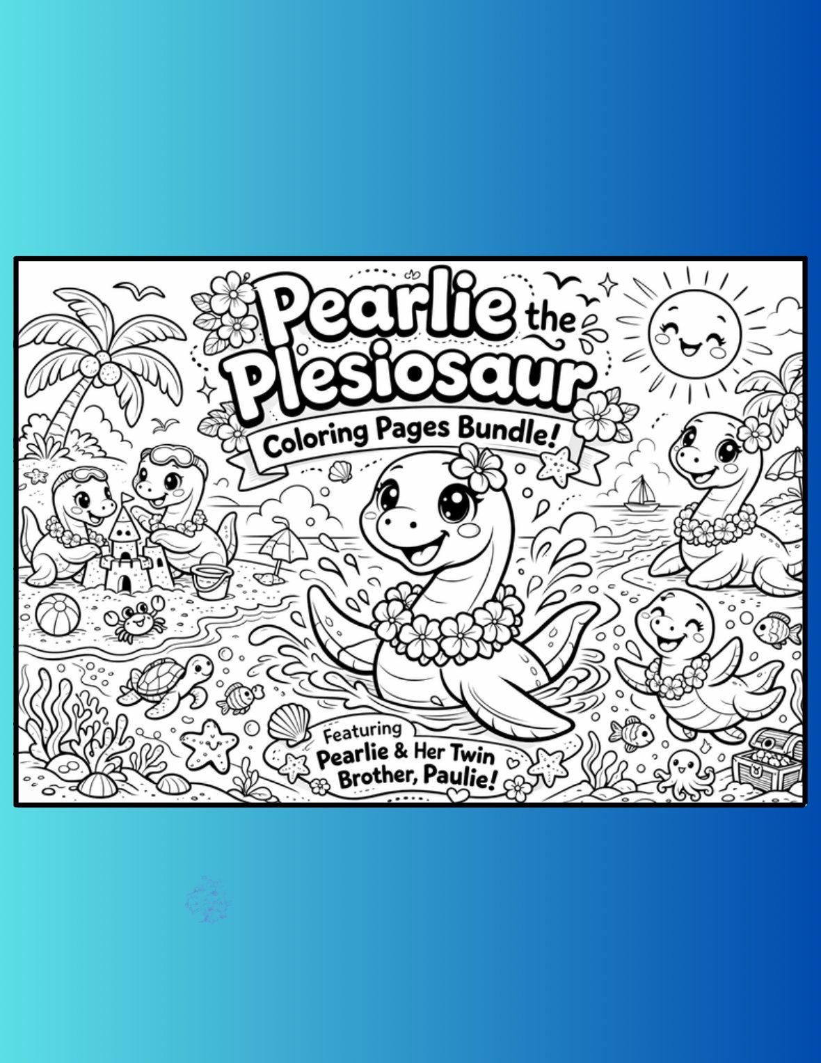 Perfect for kids who love sea dinosaurs!