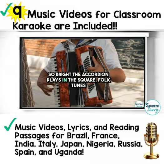 Music Around the World Activities