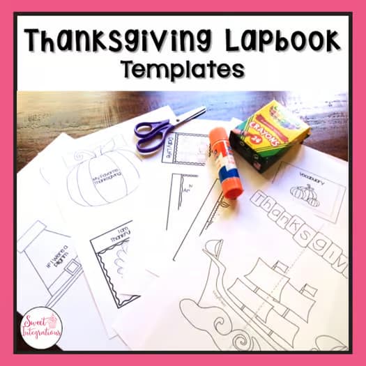 Thanksgiving Activities Lapbook - Thanksgiving Compare and Contrast Activities