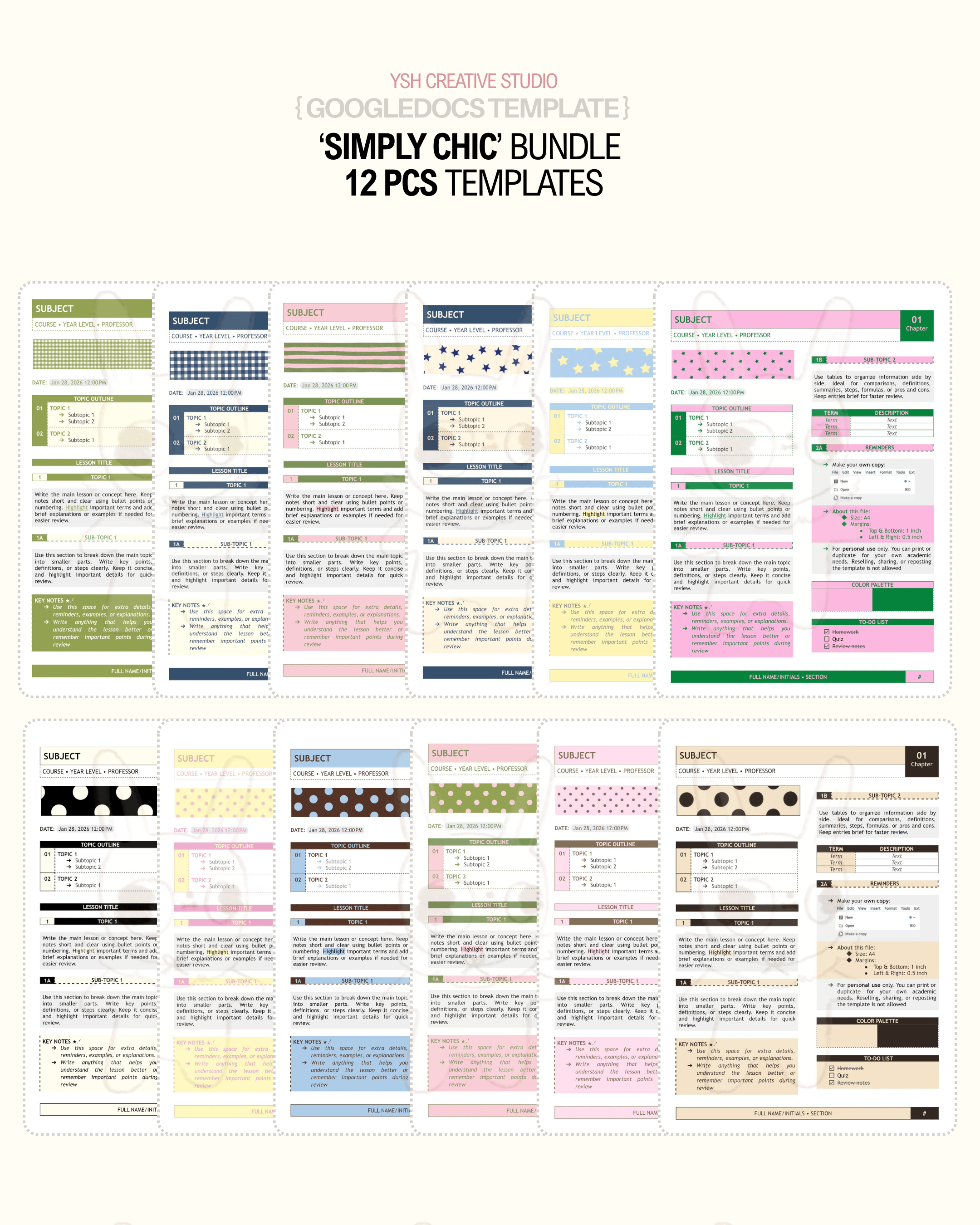 YSH Creative Studio - Bundles - Payhip