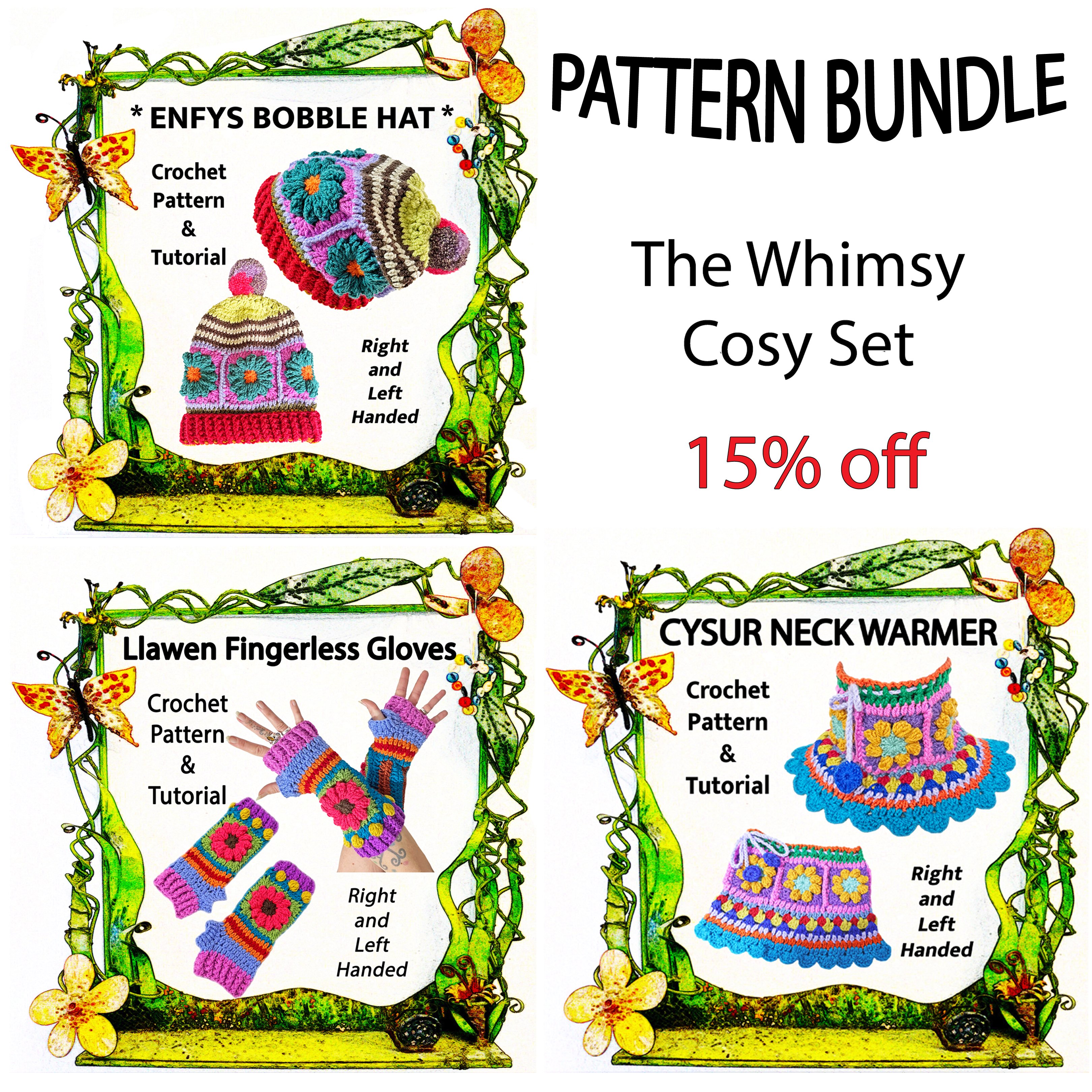 The Whimsy Cosy Crochet Pattern Bundle - Payhip