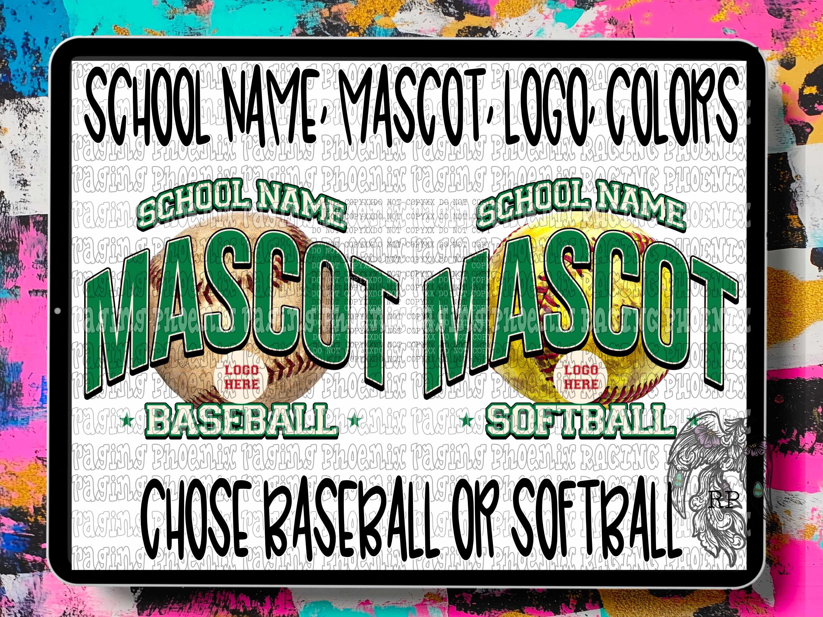 CUSTOM VINTAGE BASEBALL OR SOFTBALL (0326) VSB2600 - Payhip