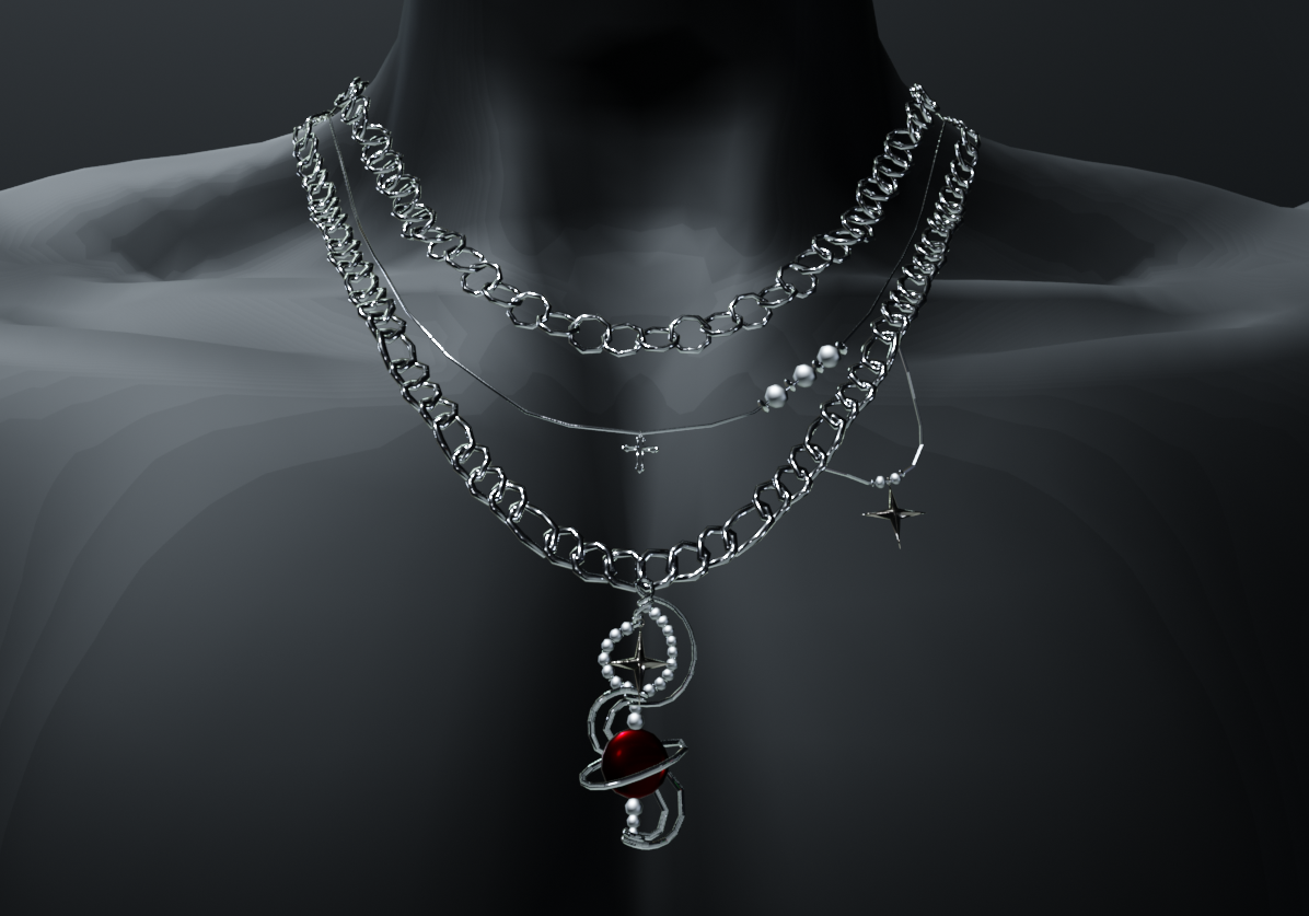 808 - Necklace + Earrings