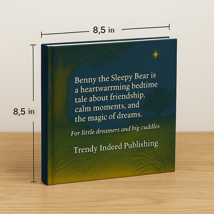 Benny the Sleepy Bear illustrated bedtime storybook for toddlers