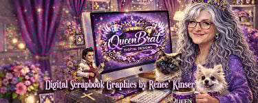 QueenBrat Digital Designs Logo
