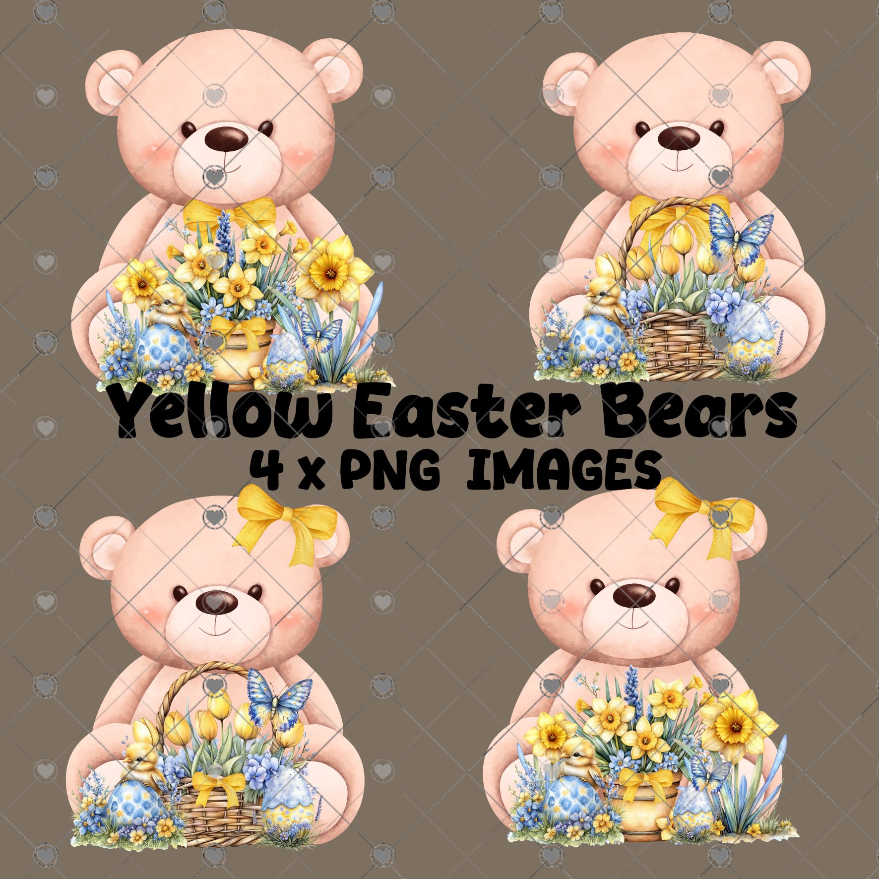 Yellow Easter Bears - Payhip