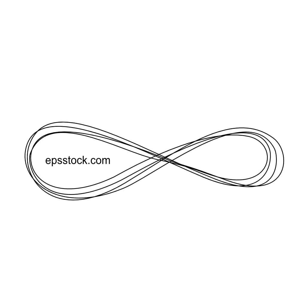 infinity sign made of wires