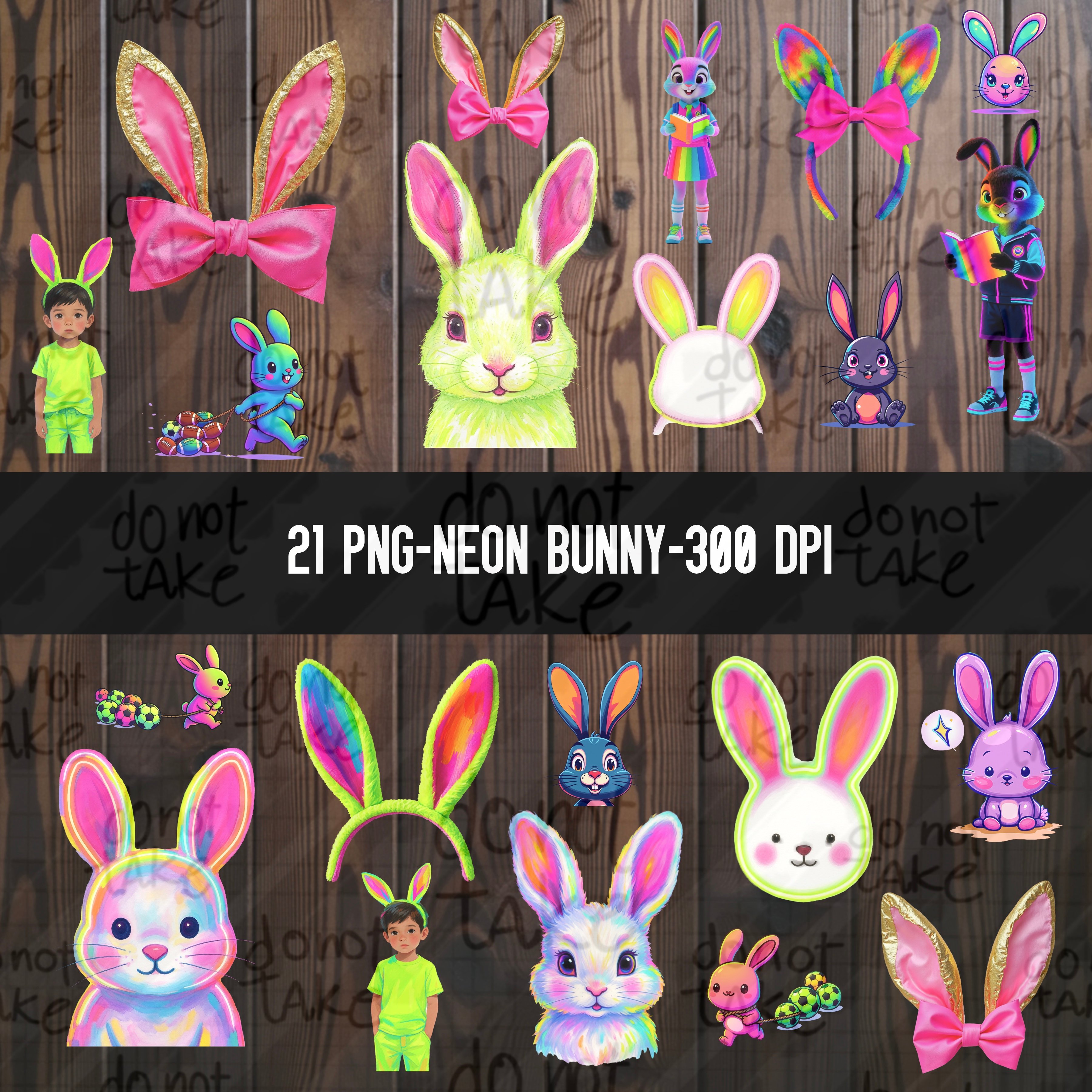 Neon Bunny Bundle - Payhip