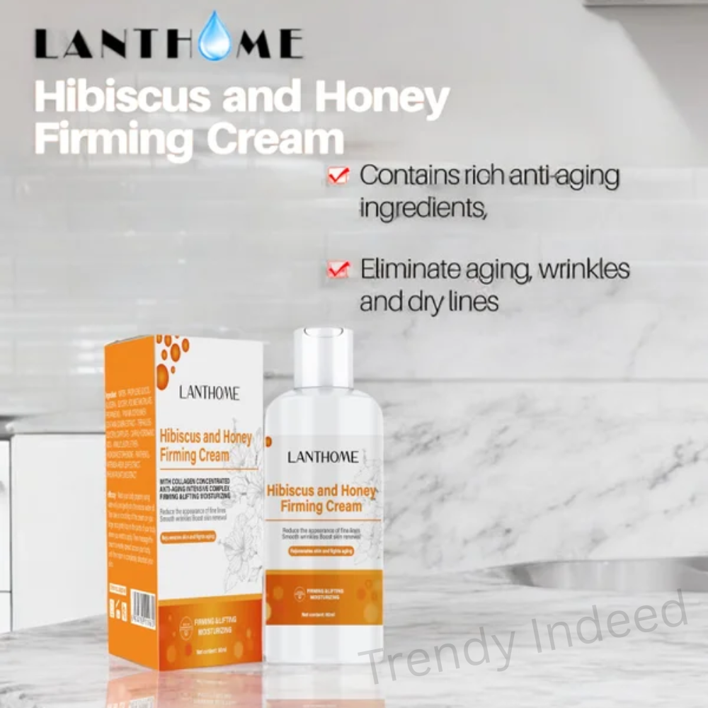 LANTHOME Hibiscus Honey Firming Neck Cream 60ml for hydration and skin care