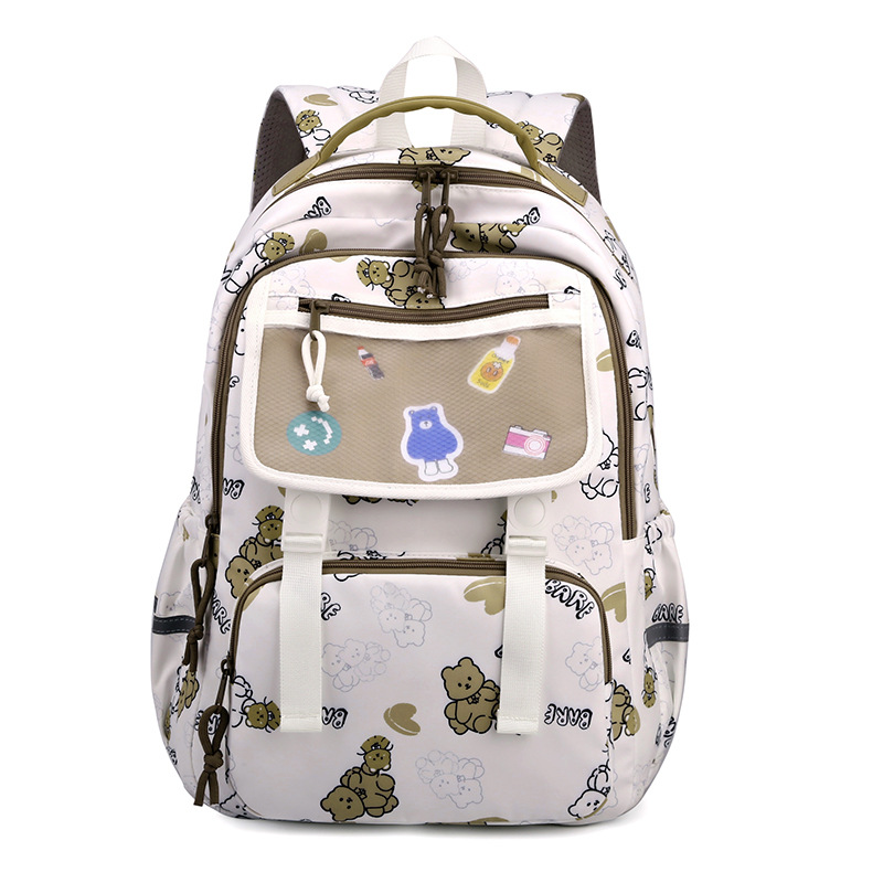 Cartoon animal print school bag for daily school use