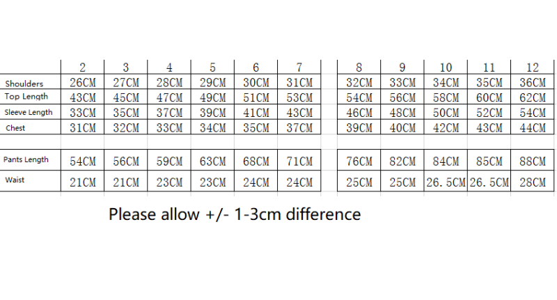 Soft cozy sleepwear set for boys and girls age 8 to 12