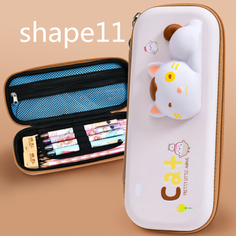 Large storage EVA pencil organizer for boys and girls
