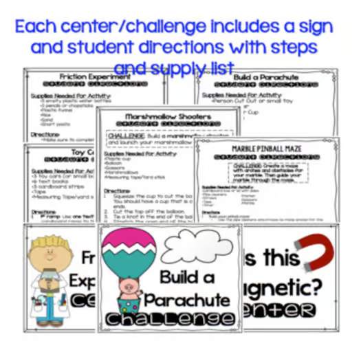 Force and Motion STEM Activities