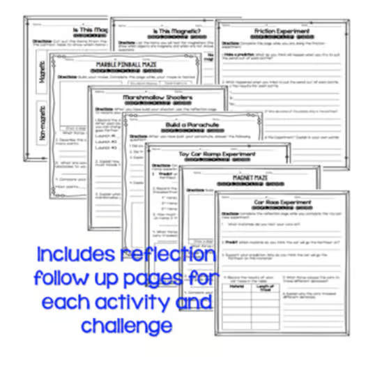 Force and Motion STEM Activities