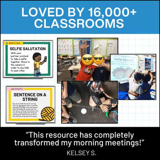 Morning Meeting Slides Daily Greetings Questions Activities Kindergarten 1st 2nd