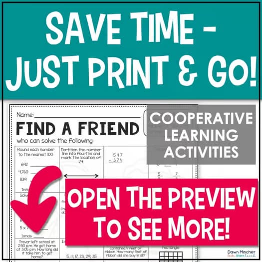 3rd Grade Math End of Year Math Review Fun Activities Last Week of School EOY