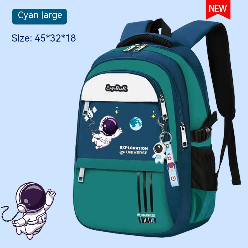 Lightweight ergonomic school bag with breathable back panel