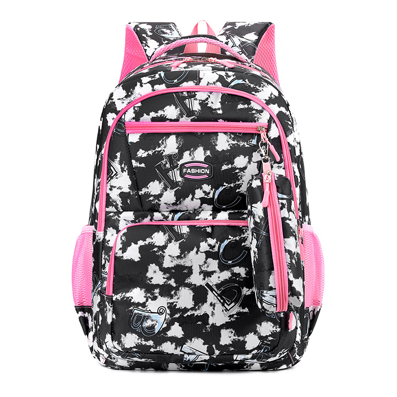 Fashion letter print backpack set for girls and boys