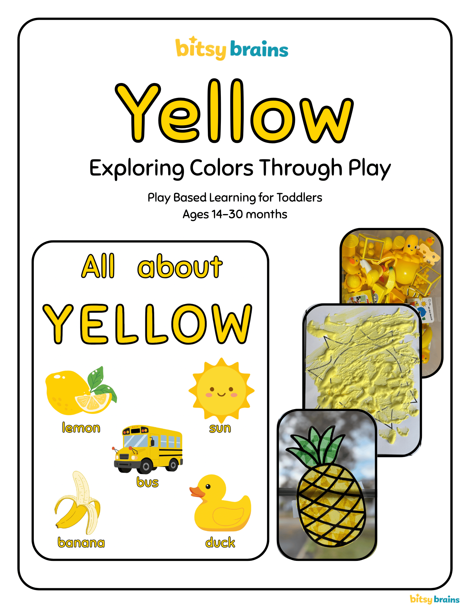 Bitsy Brains Colors: Yellow - Payhip