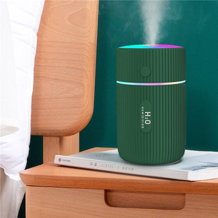 Mini humidifier with colorful night light for home and office