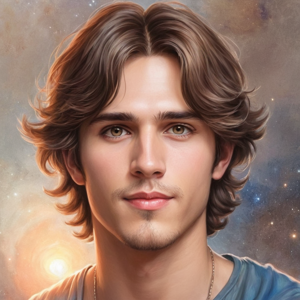 Realistic Young Man Pencil Sketch