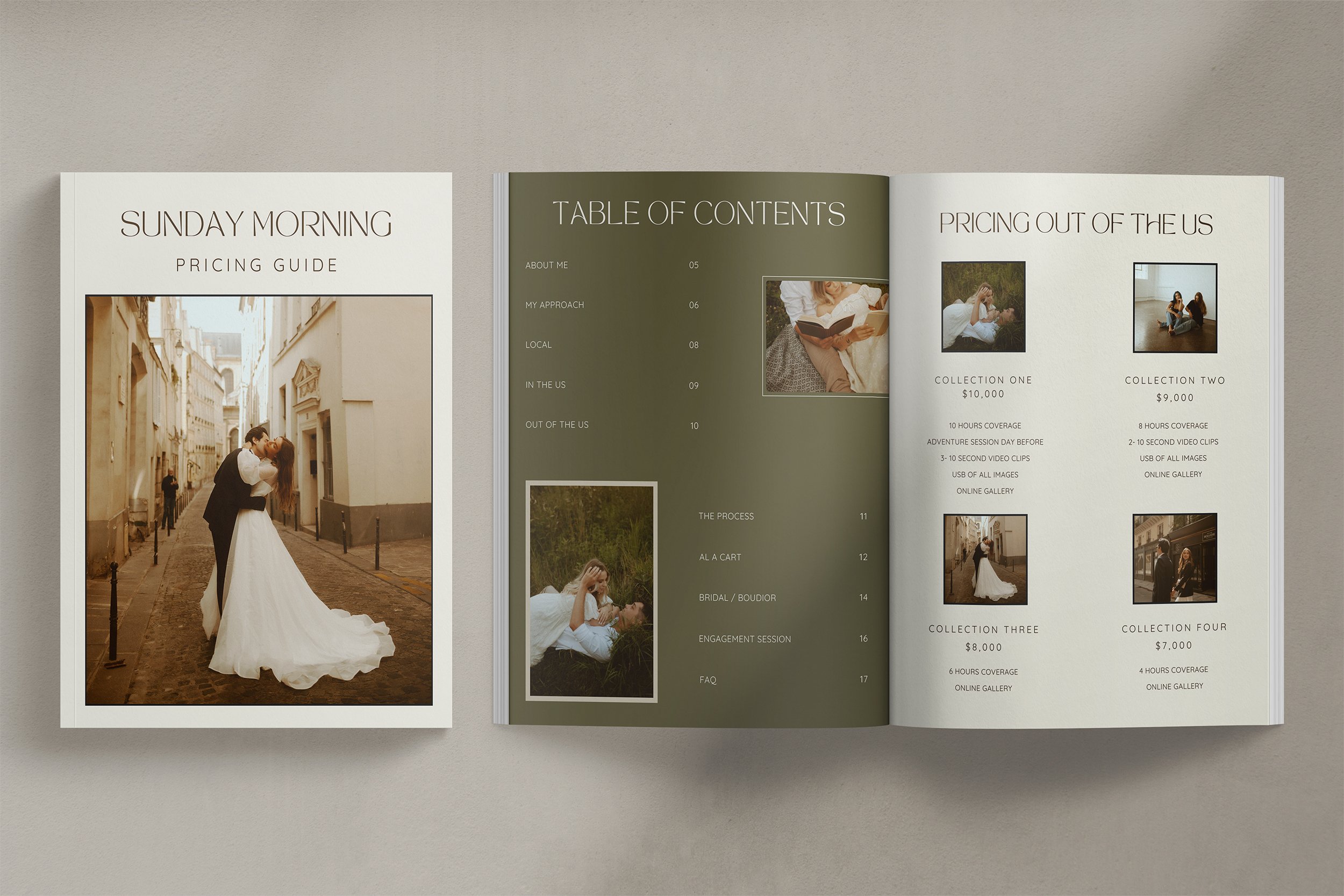 Sunday Morning client welcome pricing guide template - Payhip