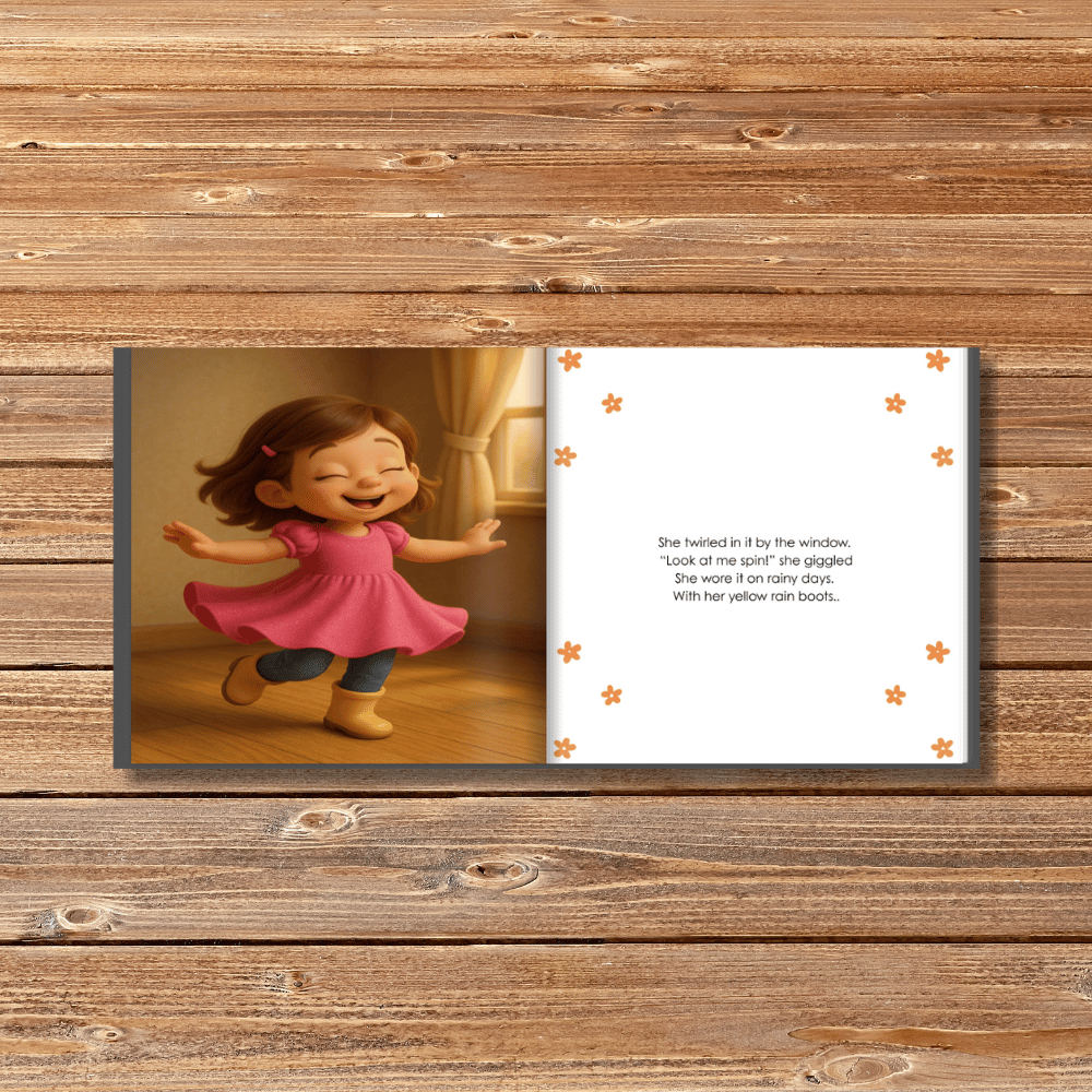 Kids storybook digital download with colorful illustrations